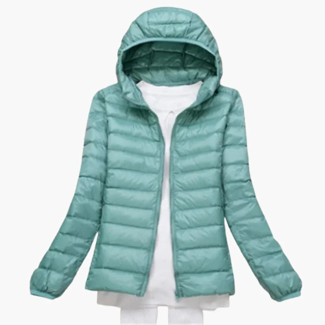 Ultralight Down Jacket with Hood for Women
