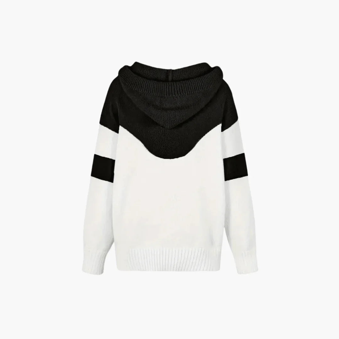 Cozy Colorblock Hoodie for Women  Modern and Stylish