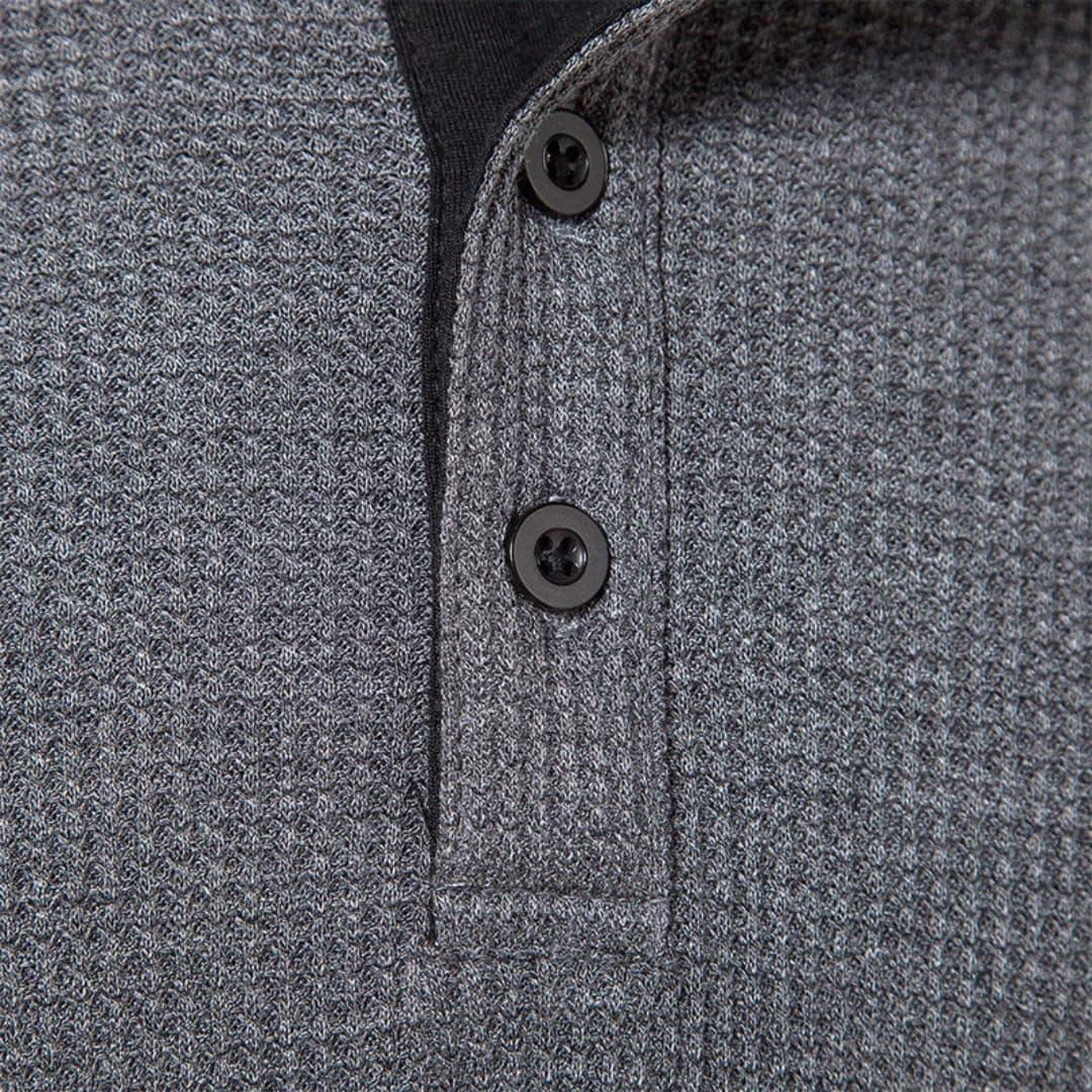 Stylish Henley Neck T-Shirt for Men