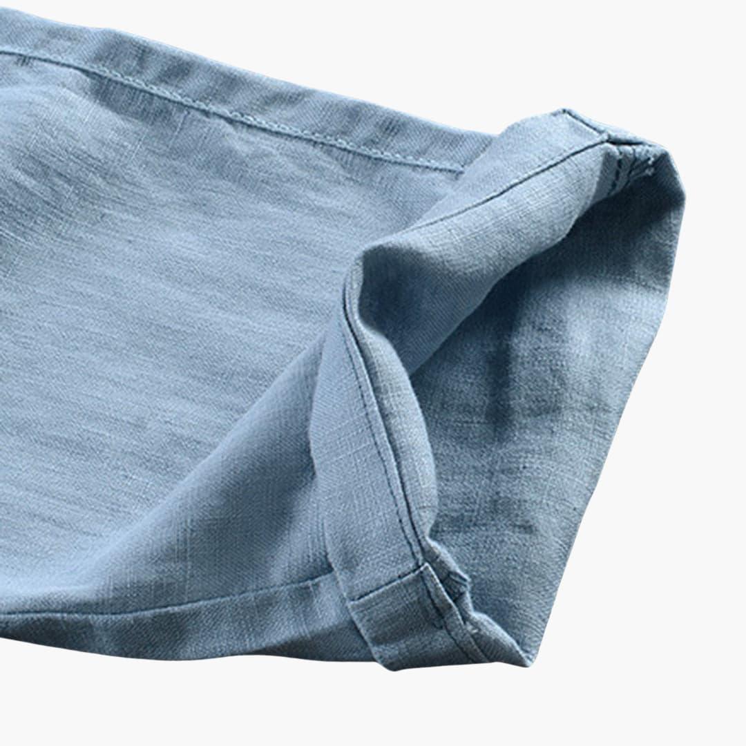 Men's Summer Pants with Elastic Waistband and Drawstring