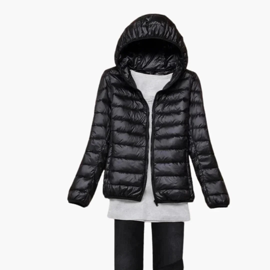 Bavane | Ultralight Down Jacket with Hood for Women
