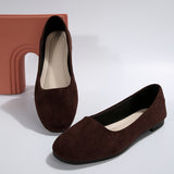 Women's Loafers with Slip On and Plain Toe