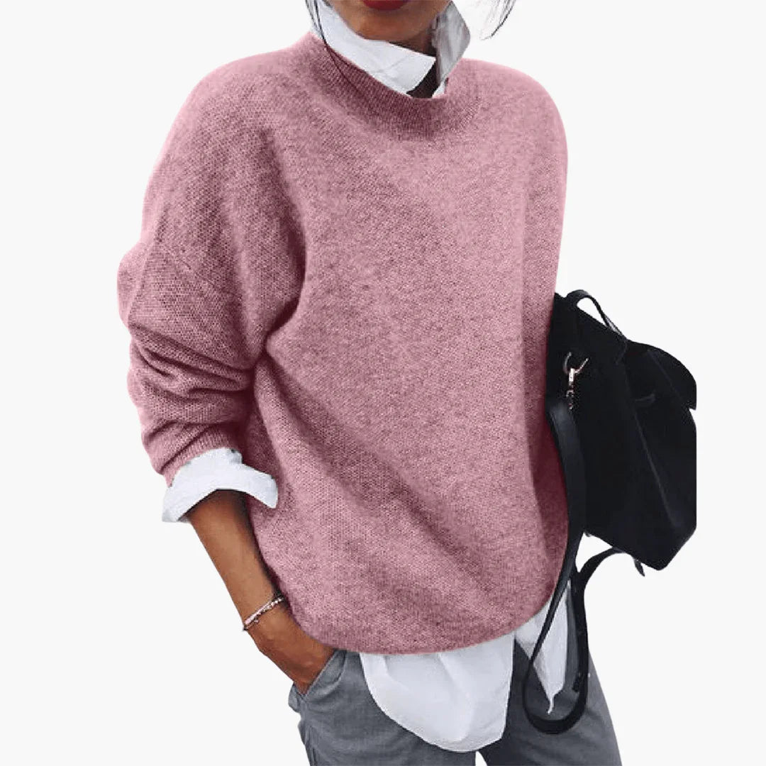 Bavane | High Neck Sweater for Women  Oversized & Soft