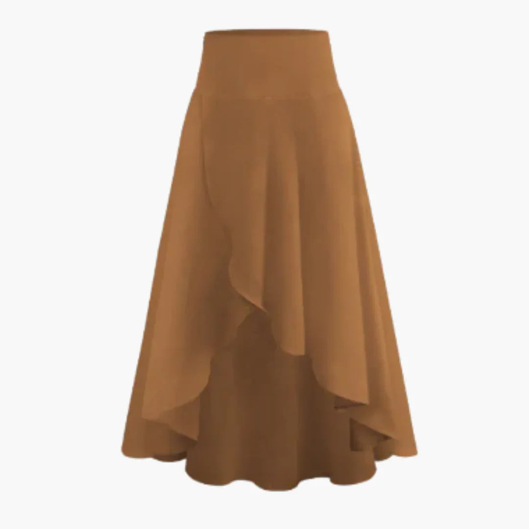 Pleated Skirt for Women - Elegant Midi Skirt with Pleat Design