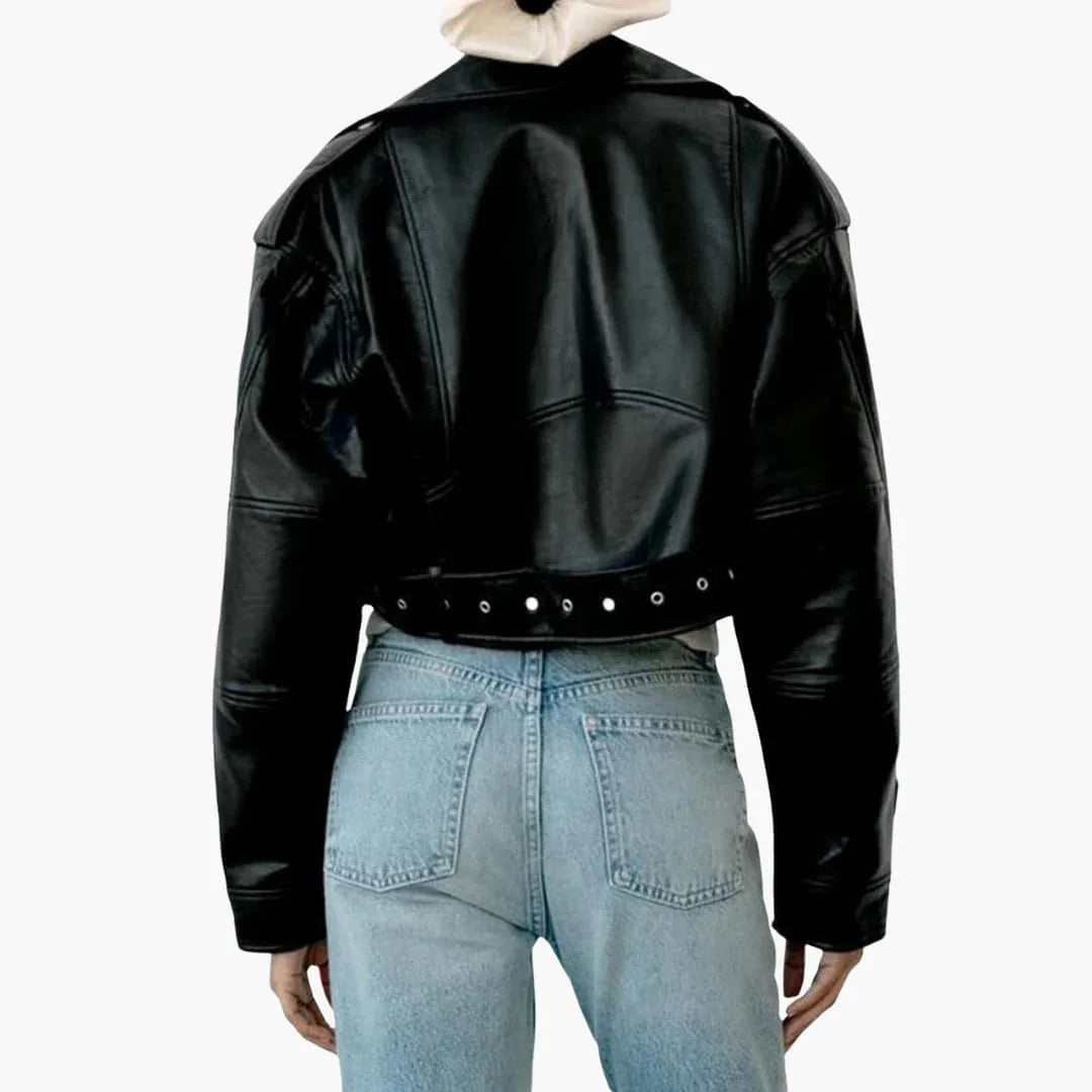 Short Biker Jacket for Women