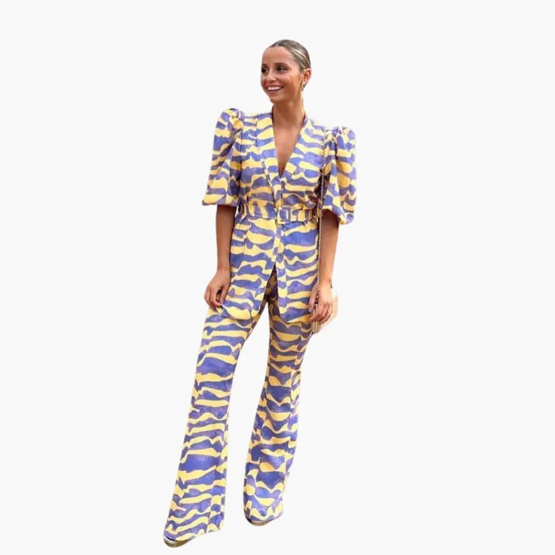 2-Piece Women's Set - Elegant Casual Outfit Made of Soft Fabric
