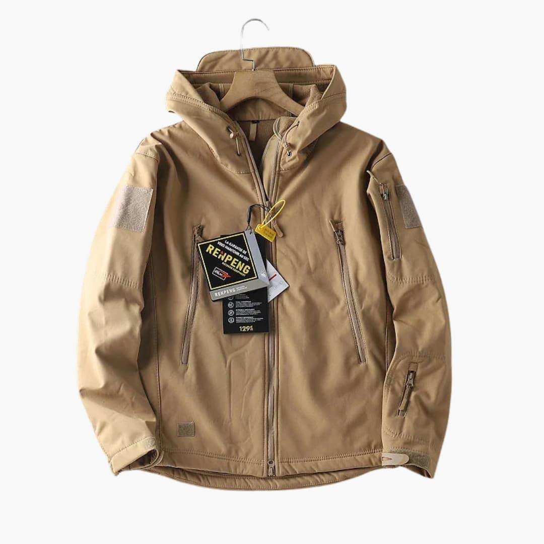 Men's Zip-Up Hoodie with Arm Pockets