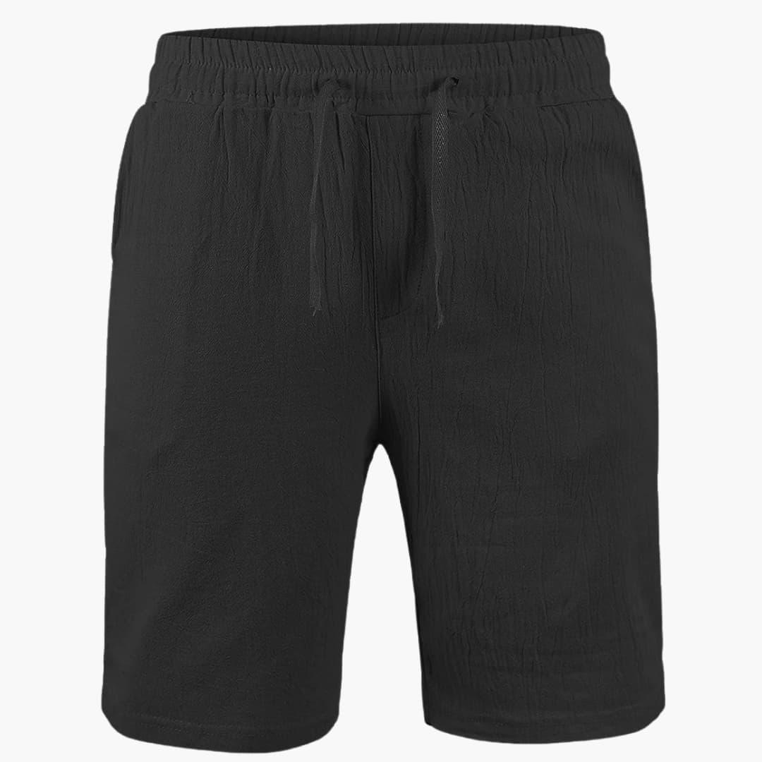 Men's Summer Shorts with Drawstring and Side Pockets