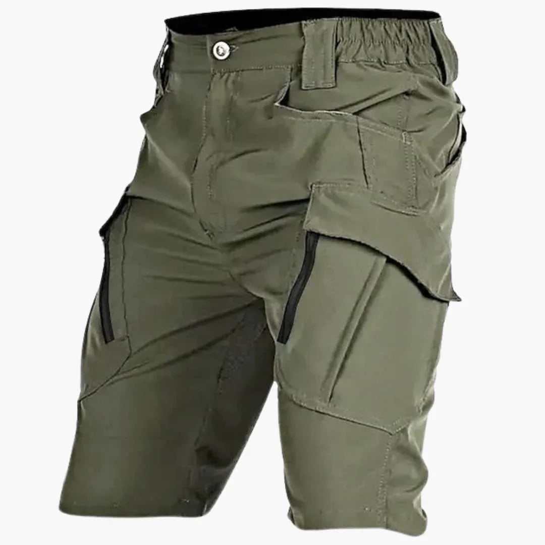 Men's Tactical Summer Shorts with Cargo Pockets and Belt