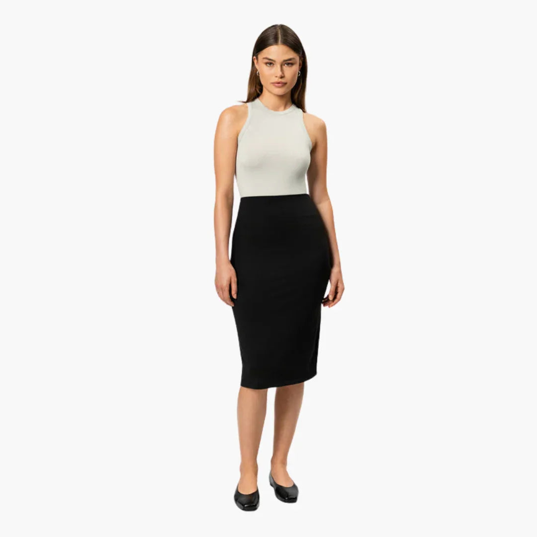 Bavane | Elegant Midi Skirt for Women  Versatile & Stylish