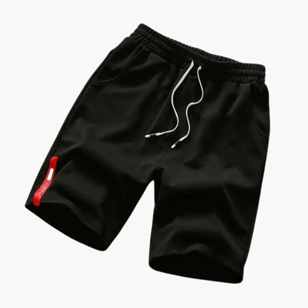 Men's Summer Shorts with Drawstring and Side Pockets