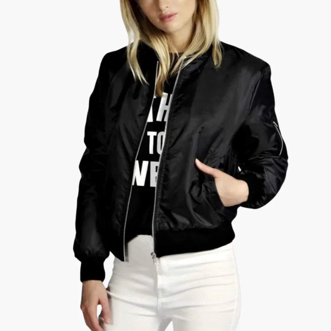 Long Sleeve Bomber Jacket for Women
