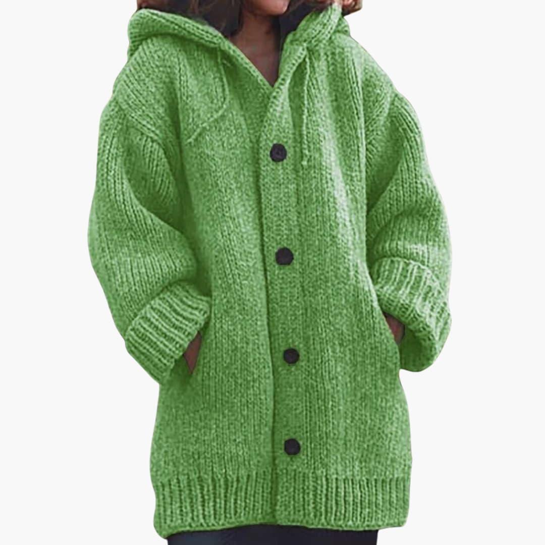 Long Hooded Cardigan for Women