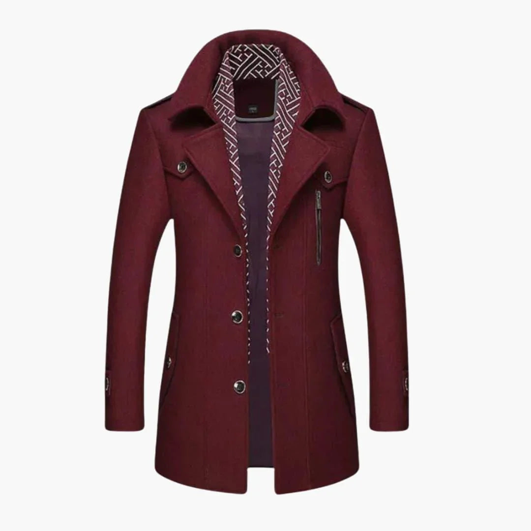 Wool Coat for Men  Elegant & Warm for Winter Days