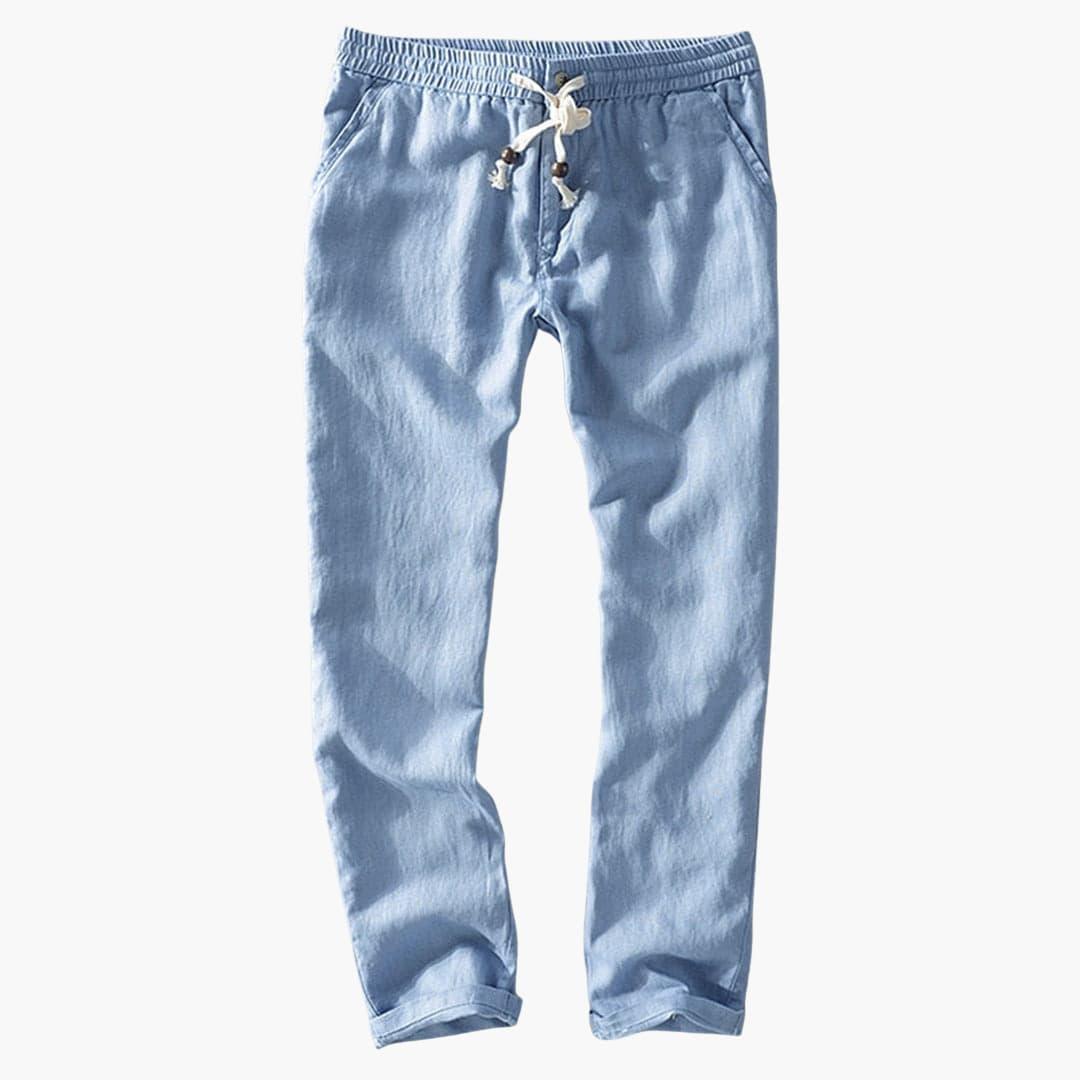 Bavane | Men's Summer Pants with Elastic Waistband and Drawstring