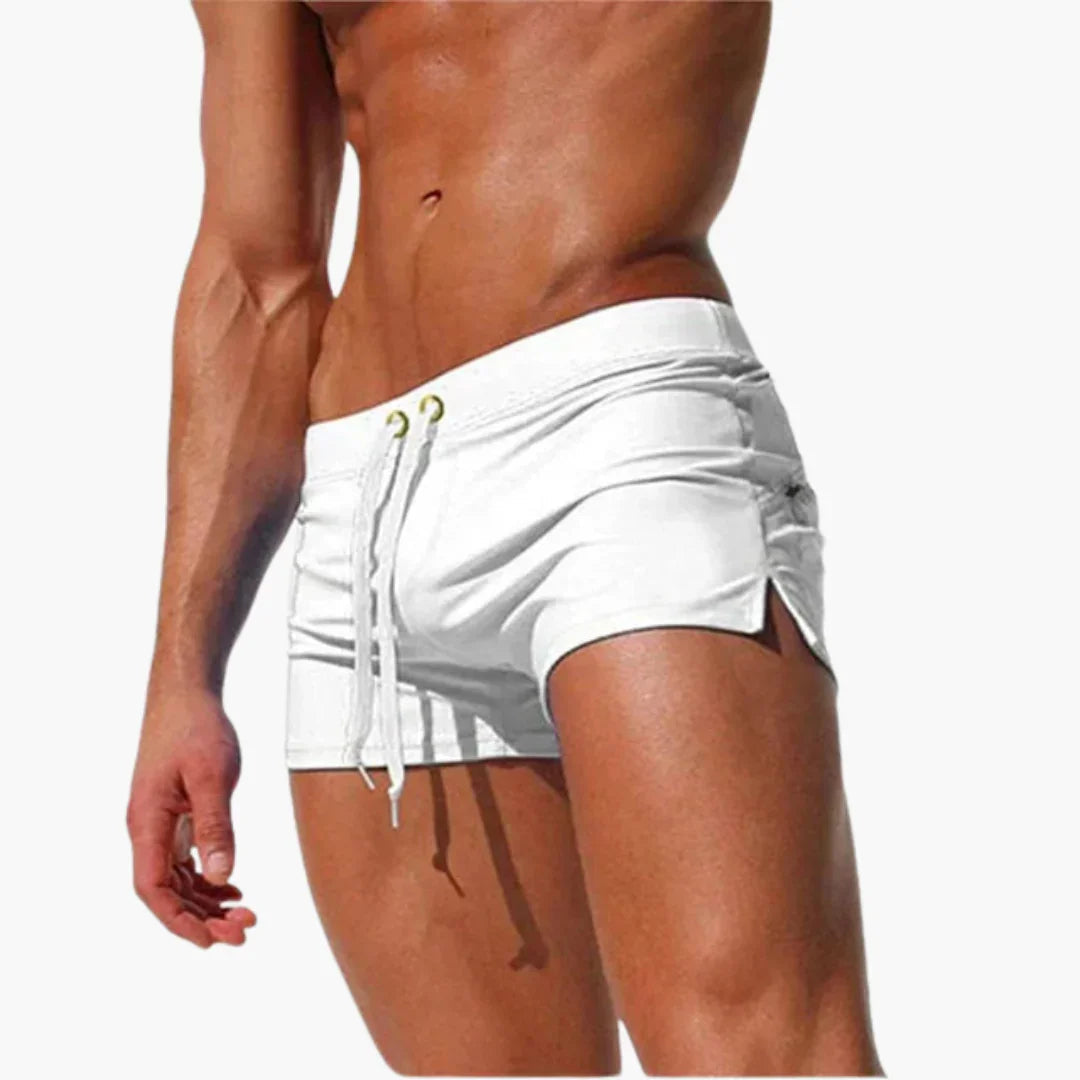 Men's Swim Shorts  Fitted with Drawstring