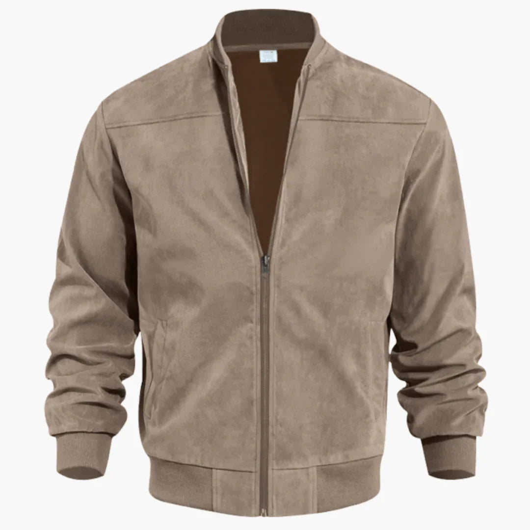Bavane | Men's Bomber Jacket with Zipper and Side Pockets
