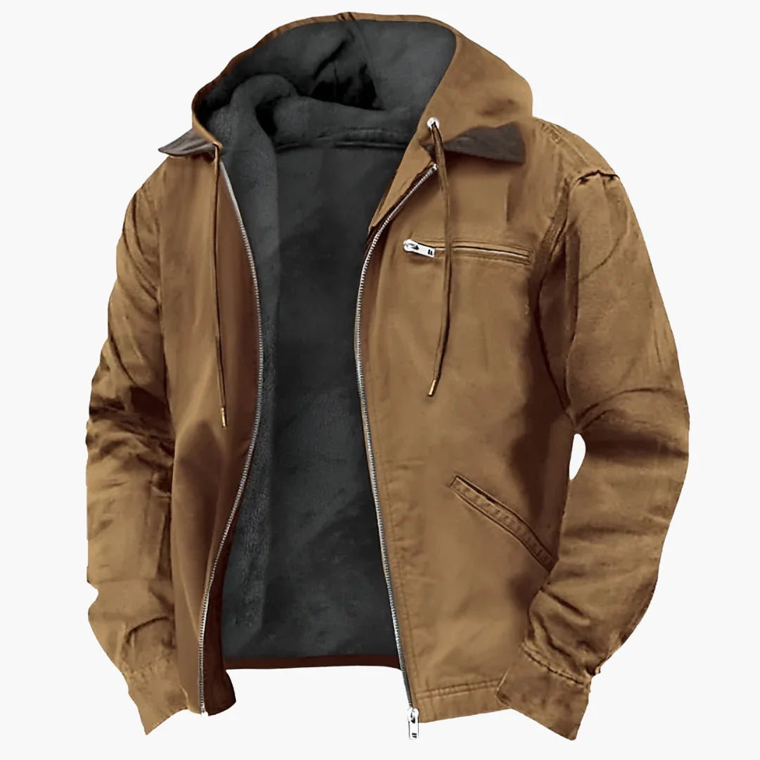 Bavane | Men's Outdoor Jacket with Hood and Zipper