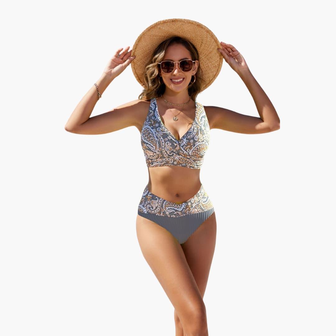 Elegant Crossover Bikini - Women's Two-Piece for Summer
