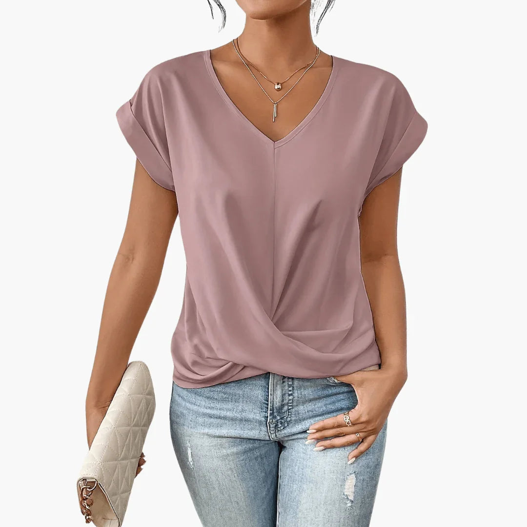 Bavane | Trendy V-Neck Blouse for Women  Stylish & Comfortable