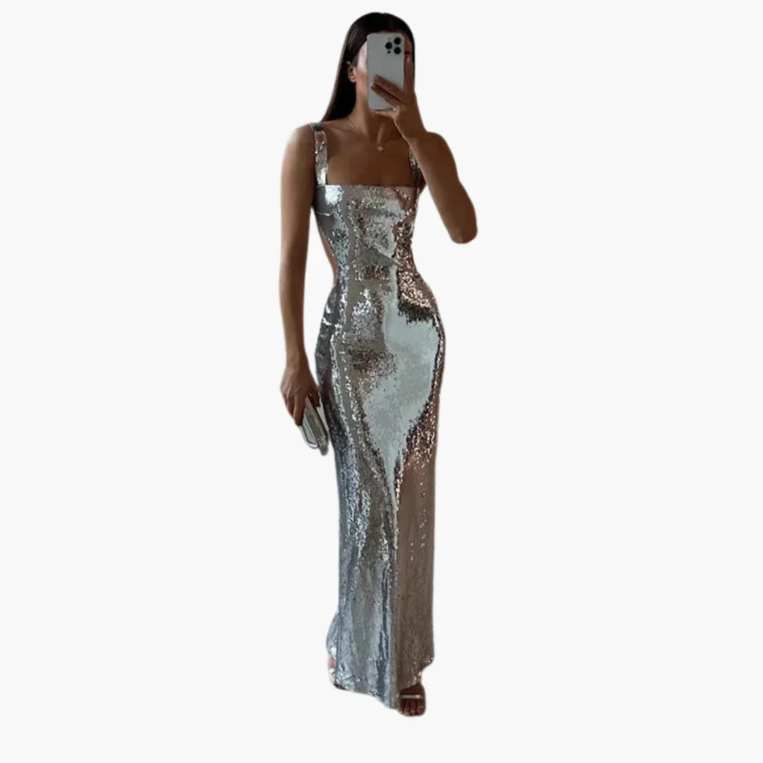 Bavane | Evening Dress for Women - Glamorous Sequin Dress