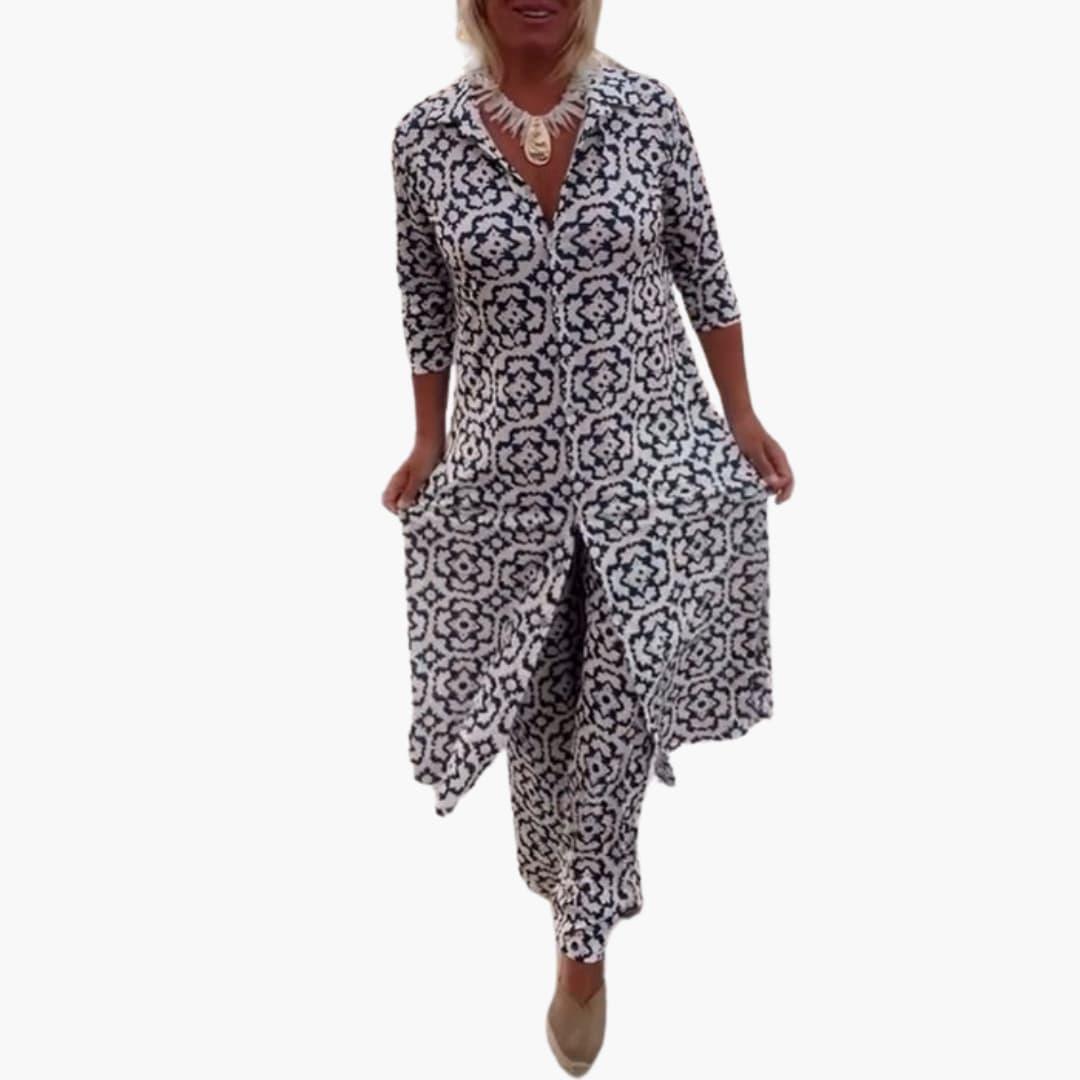 Bavane | Geometric Two-Piece Set - For Women with Style & Comfort