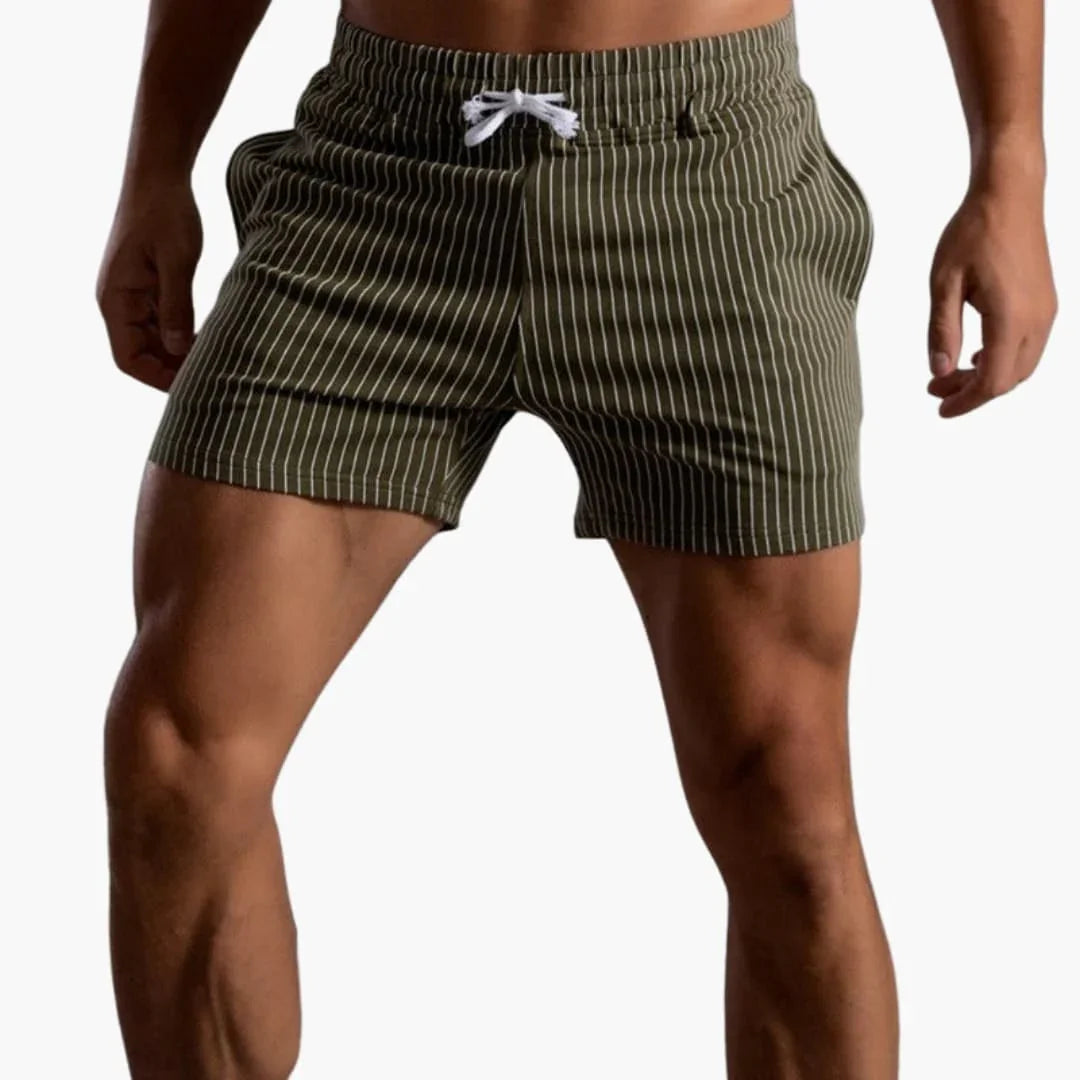 Bavane | Striped Shorts with Drawstring - for Men in Summer Style