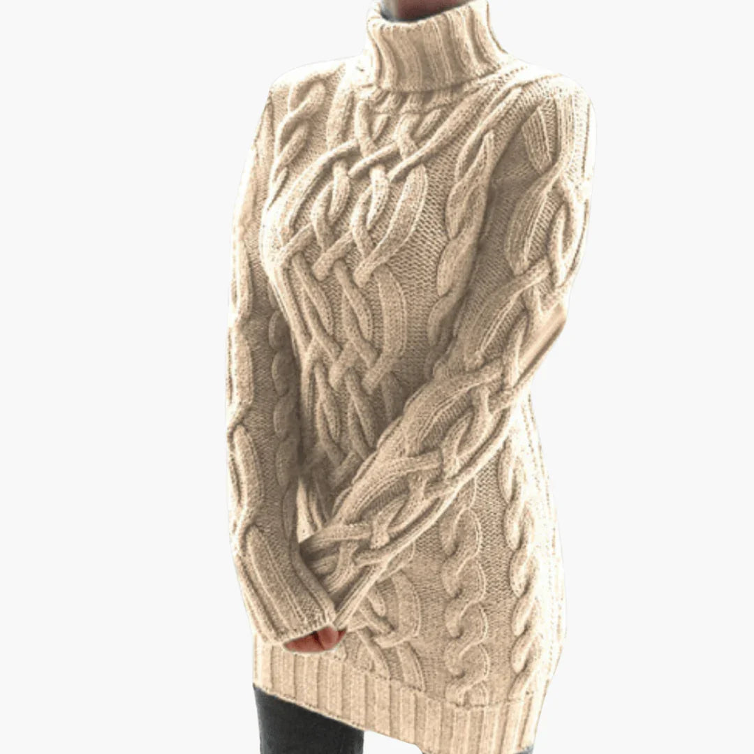 Turtleneck Knit Sweater for Women  Elegant, Soft Top