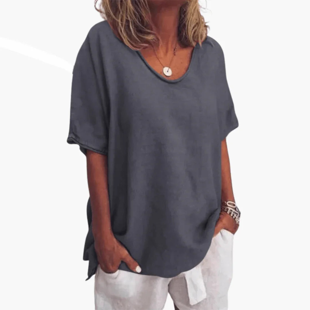 Loose T-Shirt for Women  Comfortable Casual Top for Everyday Wear