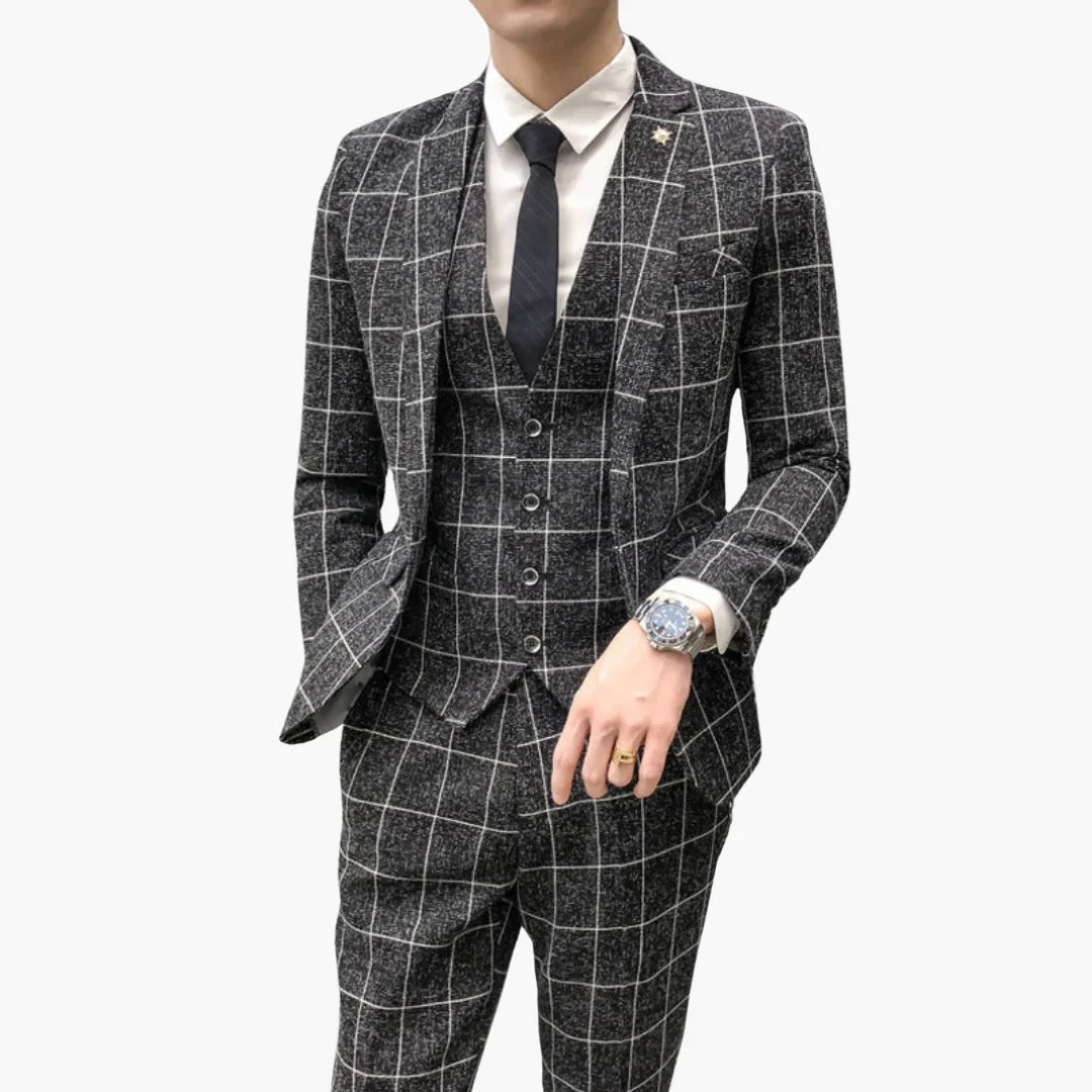 Bavane | Elegant Suit - Men's 3-Piece for Weddings & Events
