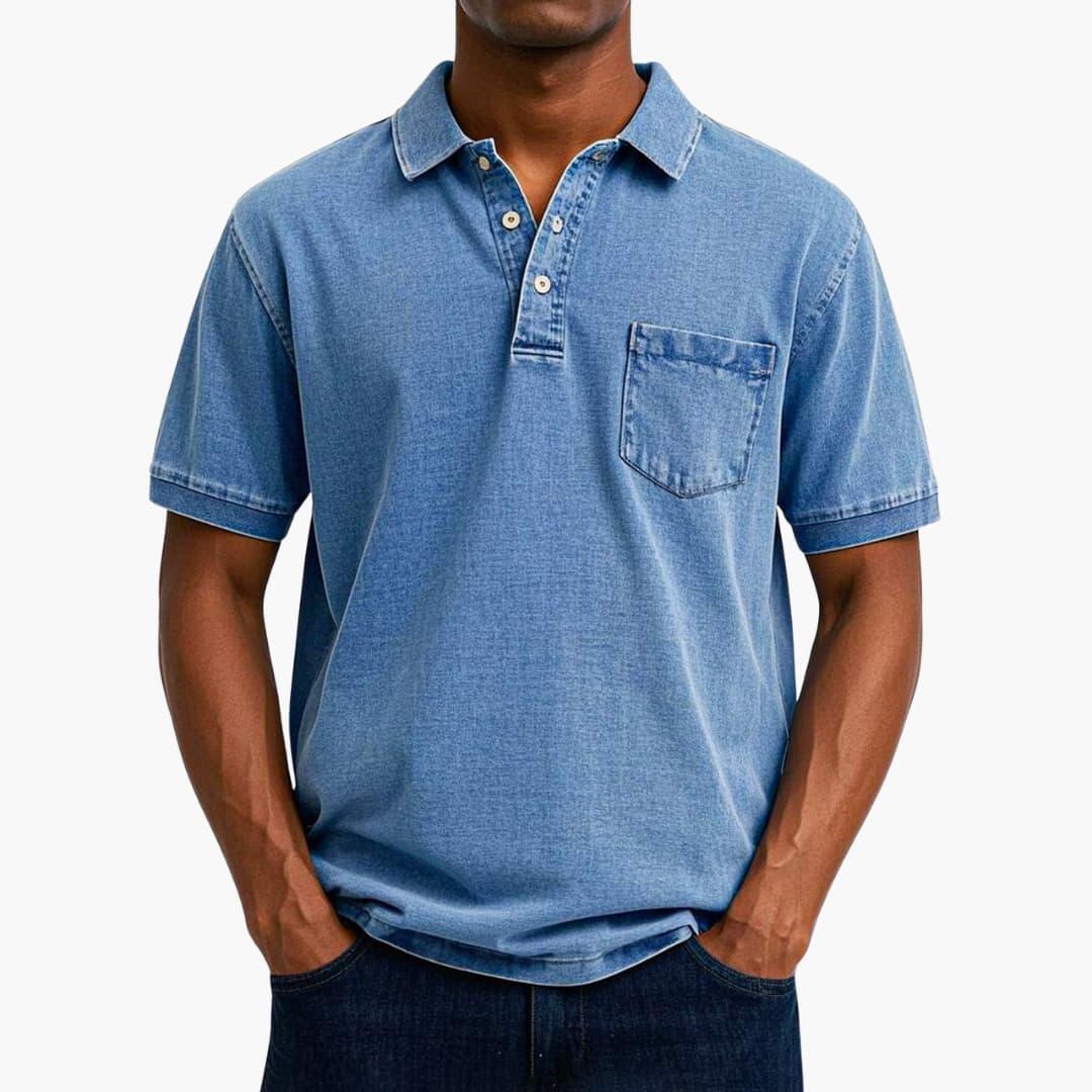 Bavane | Classic Polo Shirt - Short Sleeve Shirt for Men with Pocket