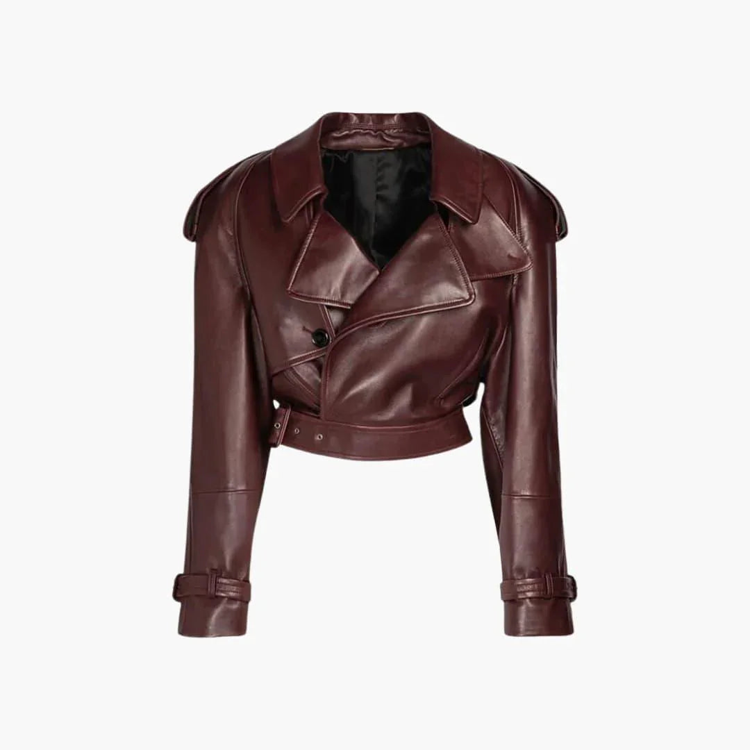 Fashionable Women's Jacket with Lapel Collar  Elegant & Comfortable