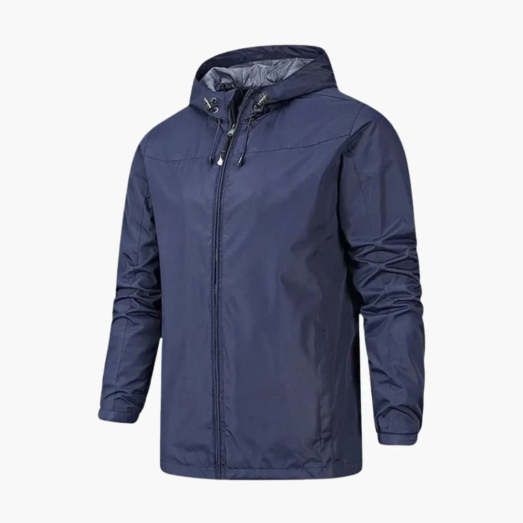Waterproof Rain Jacket for Men with Breathable Material