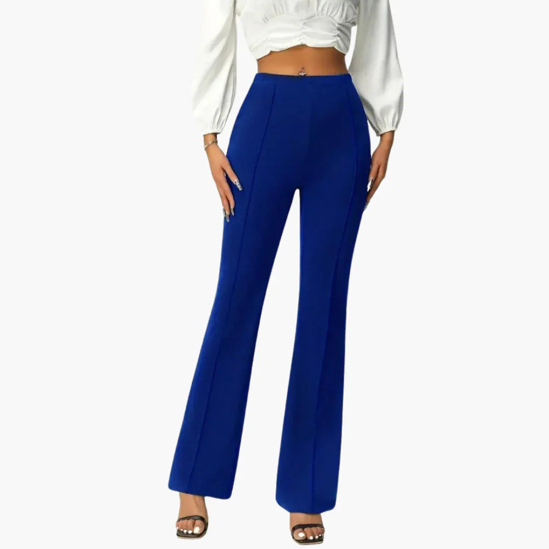Bavane | Elegant Flared Pants  for Women with Stretch Fit
