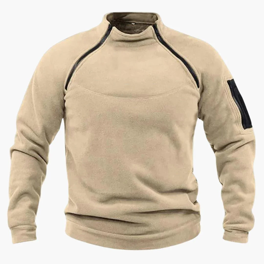 Fleece Pullover for Men  Insulated Zip Sweater