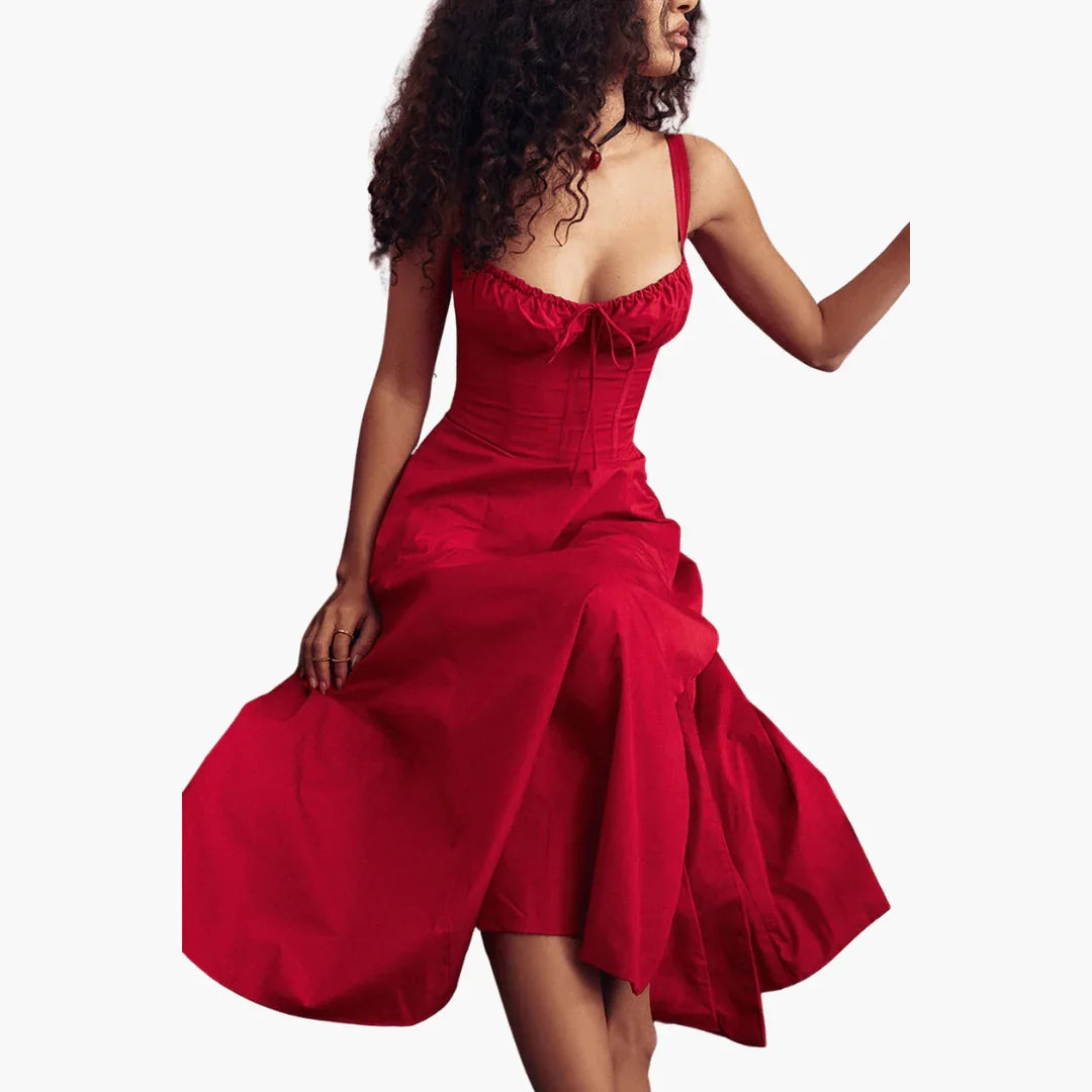 Bavane | Corset Dress for Women with Ruffles & Flowing Skirt