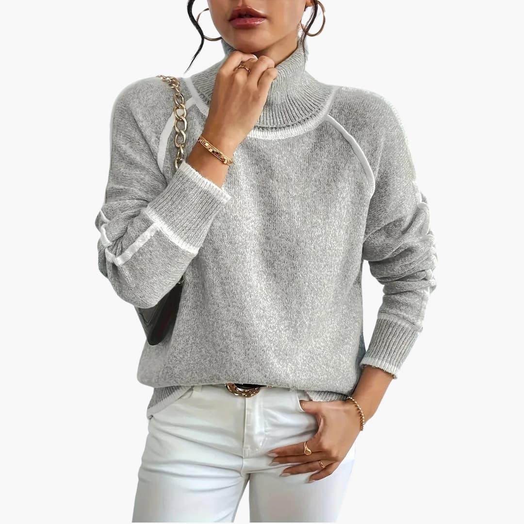 Oversized Turtleneck Sweater for Women  Cozy & Stylish