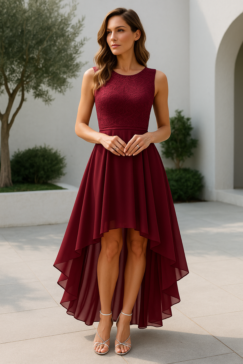 Women's Wedding Guest Dress | Sleeveless