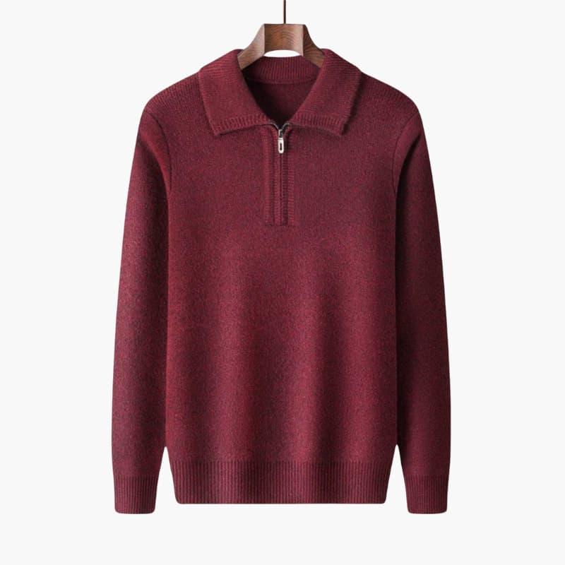 Winter Sweater for Women  Elegant Half-Zip, Cozy & Warm