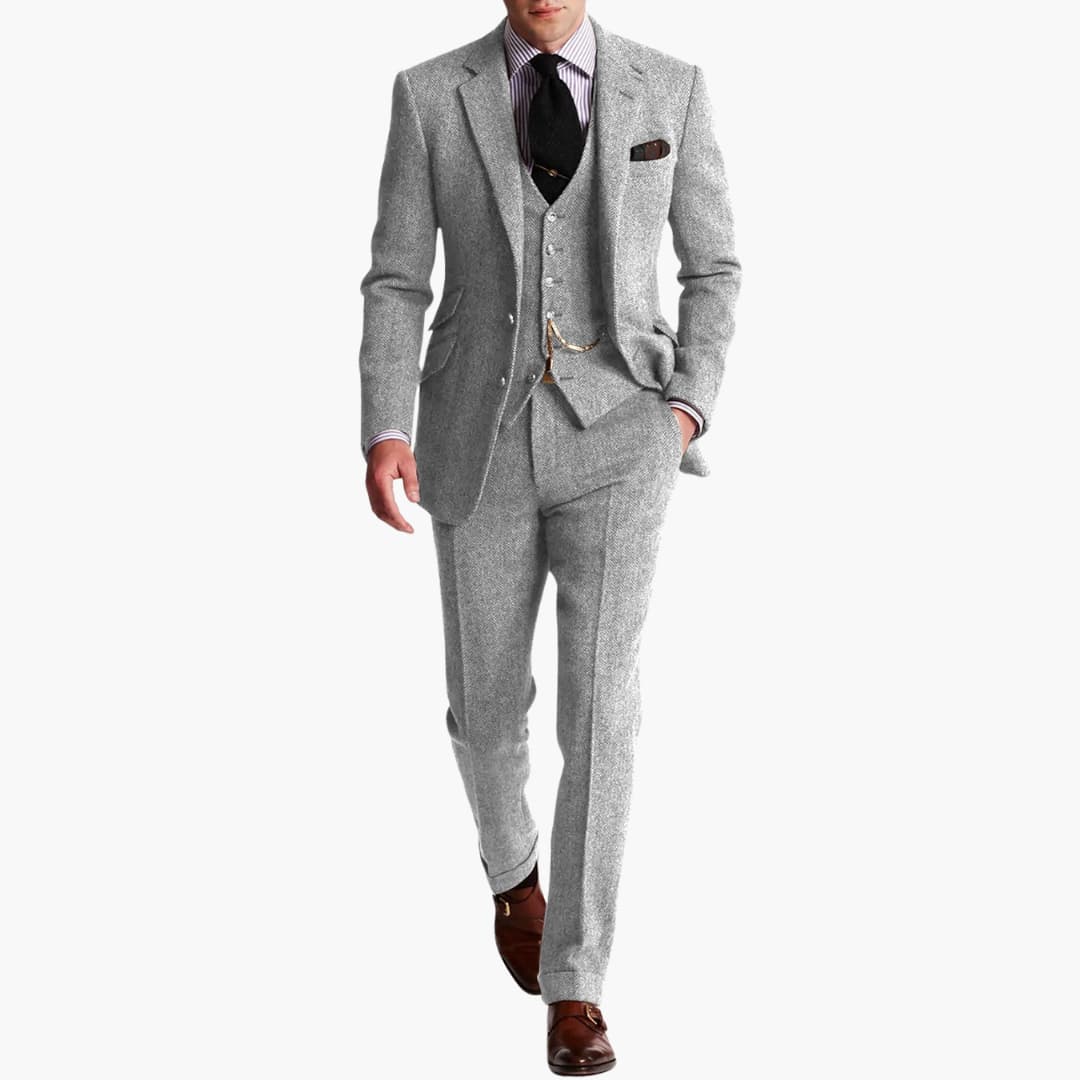 Wedding Guest Suit - Elegant Style for Men with Vest