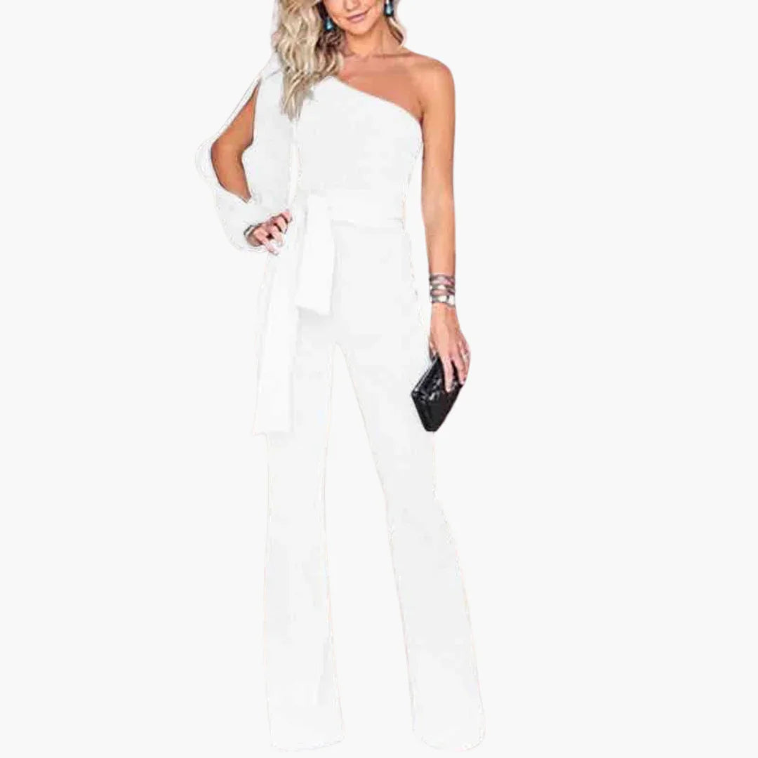 Bavane | Elegant Jumpsuit for Women  One-Shoulder & Tailored