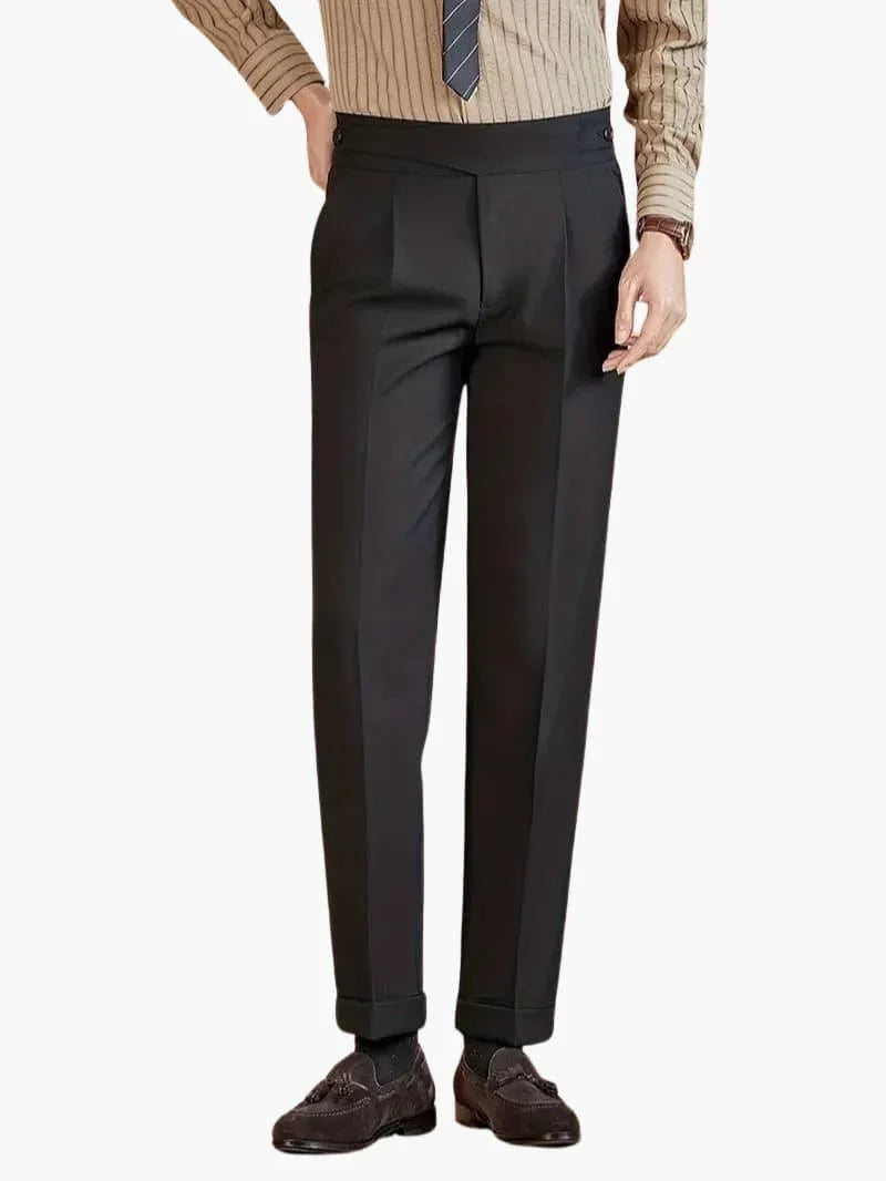 Bavane | Men's Winter Suit Trousers  Elegant, Warm Suit Pants