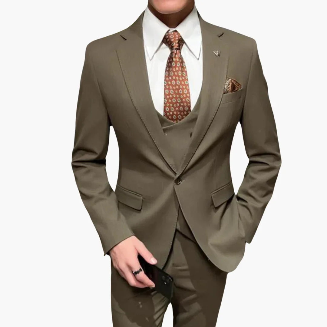 Bavane | Business Suit - Men's Slim Fit Look for Festive Occasions