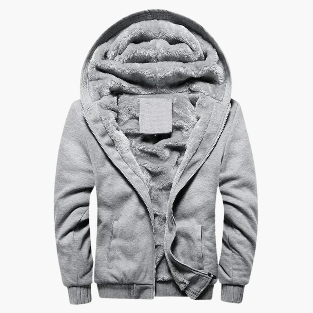 Men's Jacket with Hood and Zipper