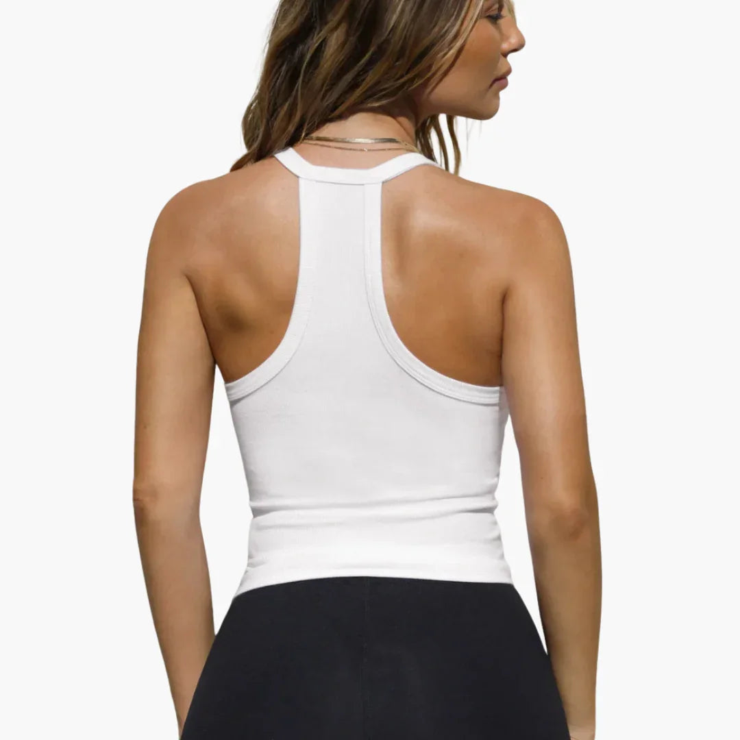 Sleeveless Top for Women - Blouse Top with V-Neck