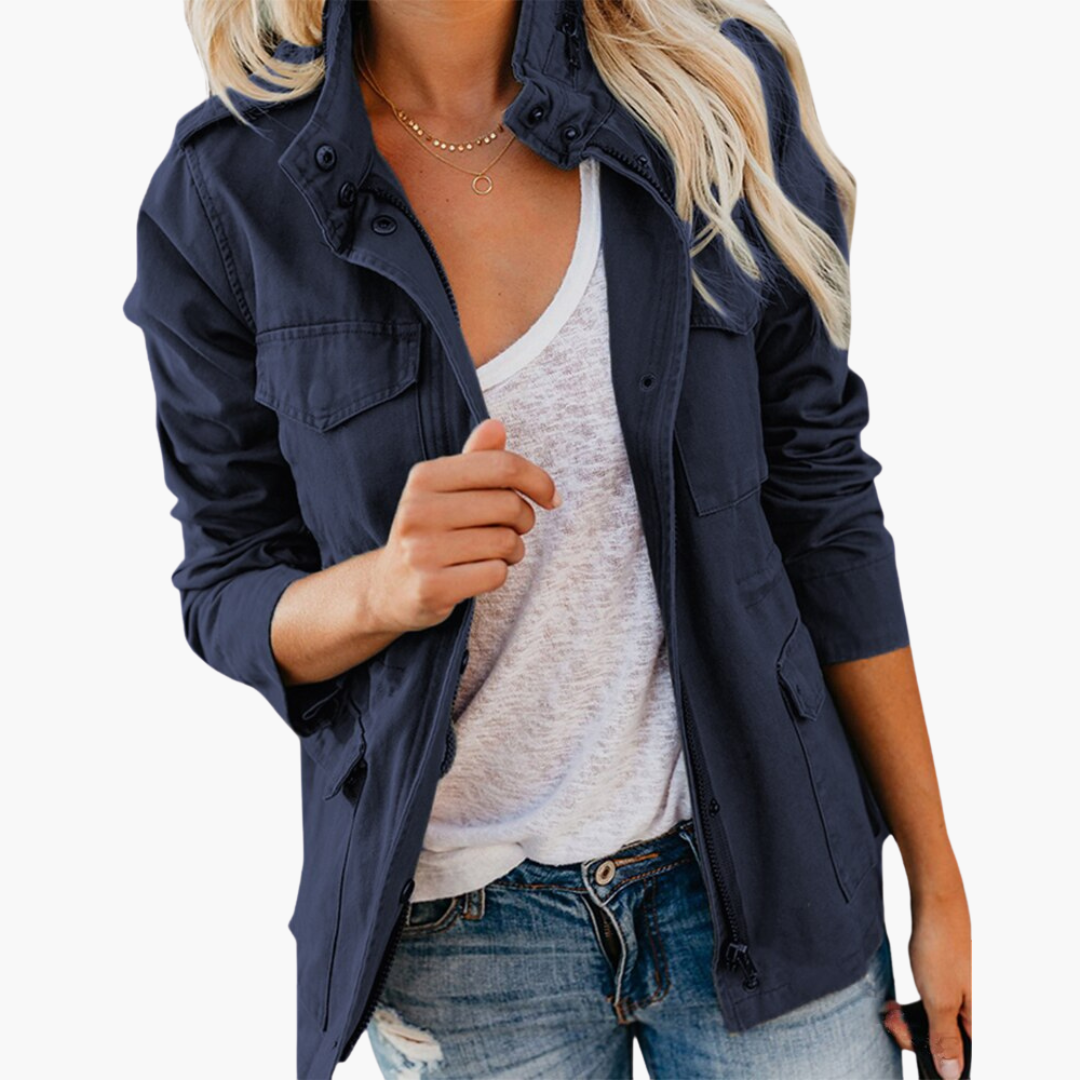 Transitional Jacket with Pockets for Women