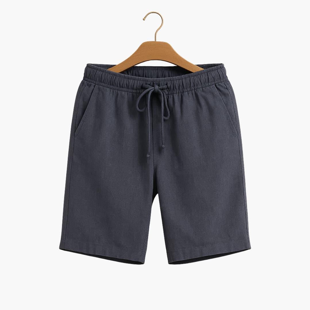 Men's Summer Shorts with Drawstring and Side Pockets