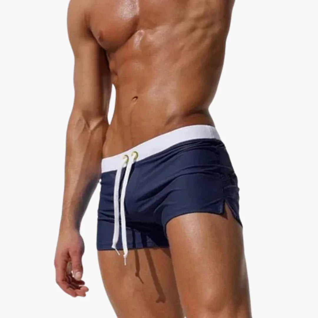 Men's Swim Shorts  Fitted with Drawstring