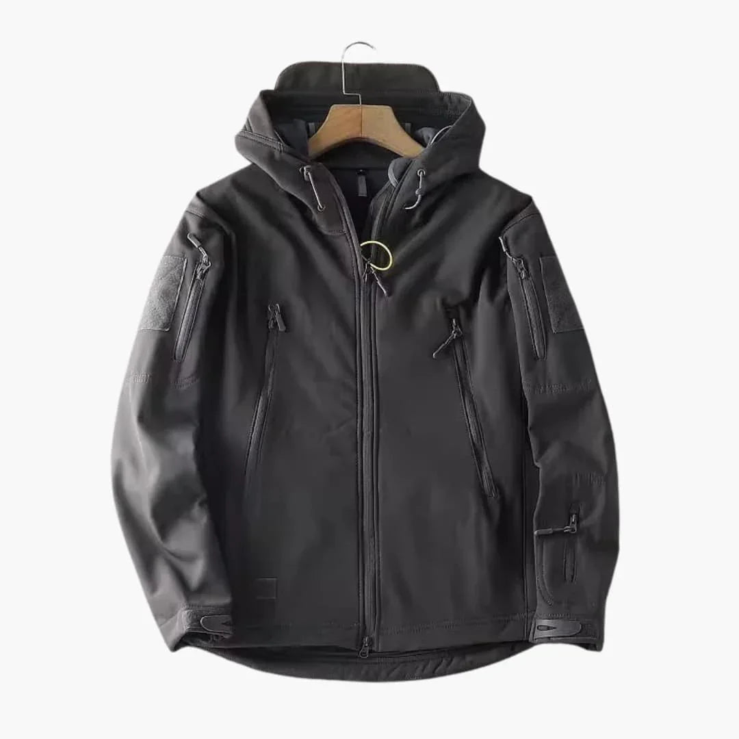 Men's Zip-Up Hoodie with Arm Pockets