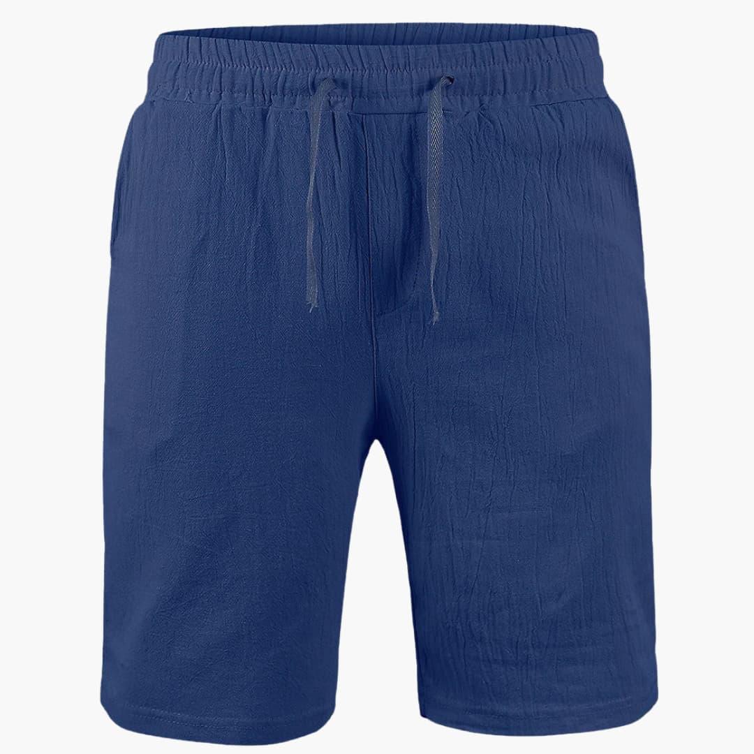 Men's Summer Shorts with Drawstring and Side Pockets